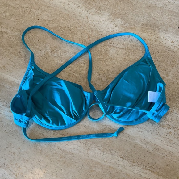 Skye turquoise bikini top - Picture 2 of 3
